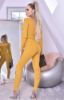 Two piece loungewear set-Mustard