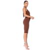 Bodycon Kleid-Brown