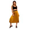 Pleated skirt-Gold