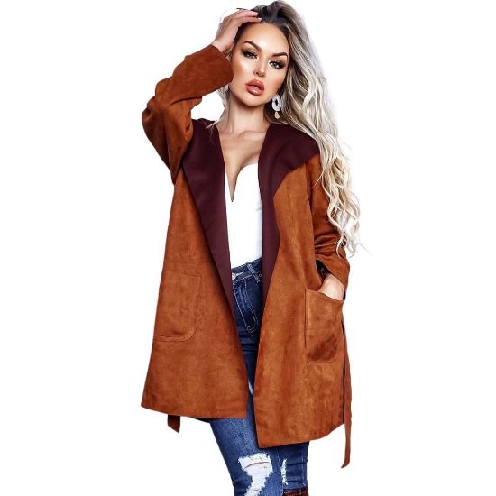 Hooded Jacket-brown